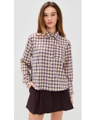 Lioness Untamed Shirt Berry Plaid - サムネイル2