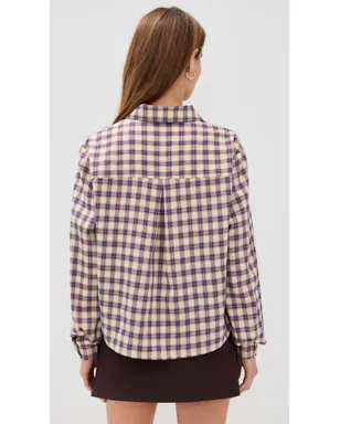 Lioness Untamed Shirt Berry Plaid - サムネイル3
