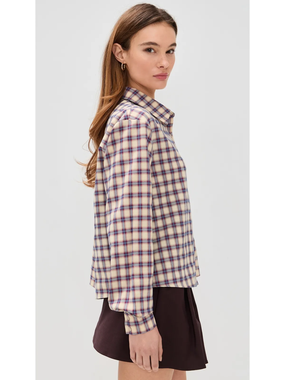 Lioness Untamed Shirt Berry Plaid - 画像4