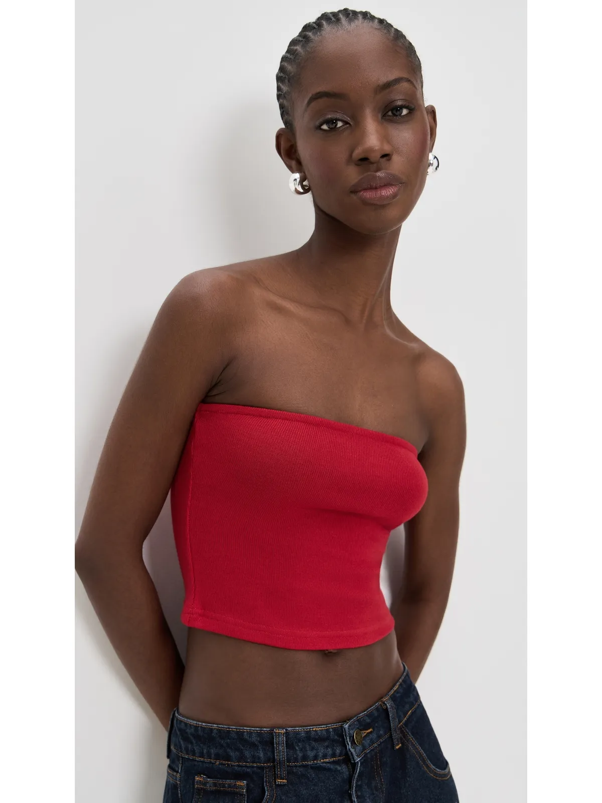 Lioness スウェイ ストラップレストップ トマト色 M - 画像2