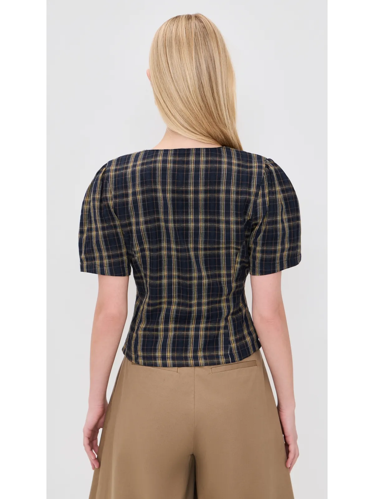 Lioness Femme Blouse ネイビー レモン柄 ブラウス - 画像3