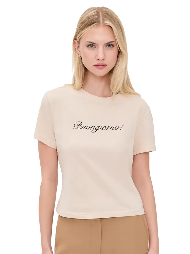 LIONESS ビンテージ Lioness Buongiorno ベビーTシャツ オートミールの商品画像