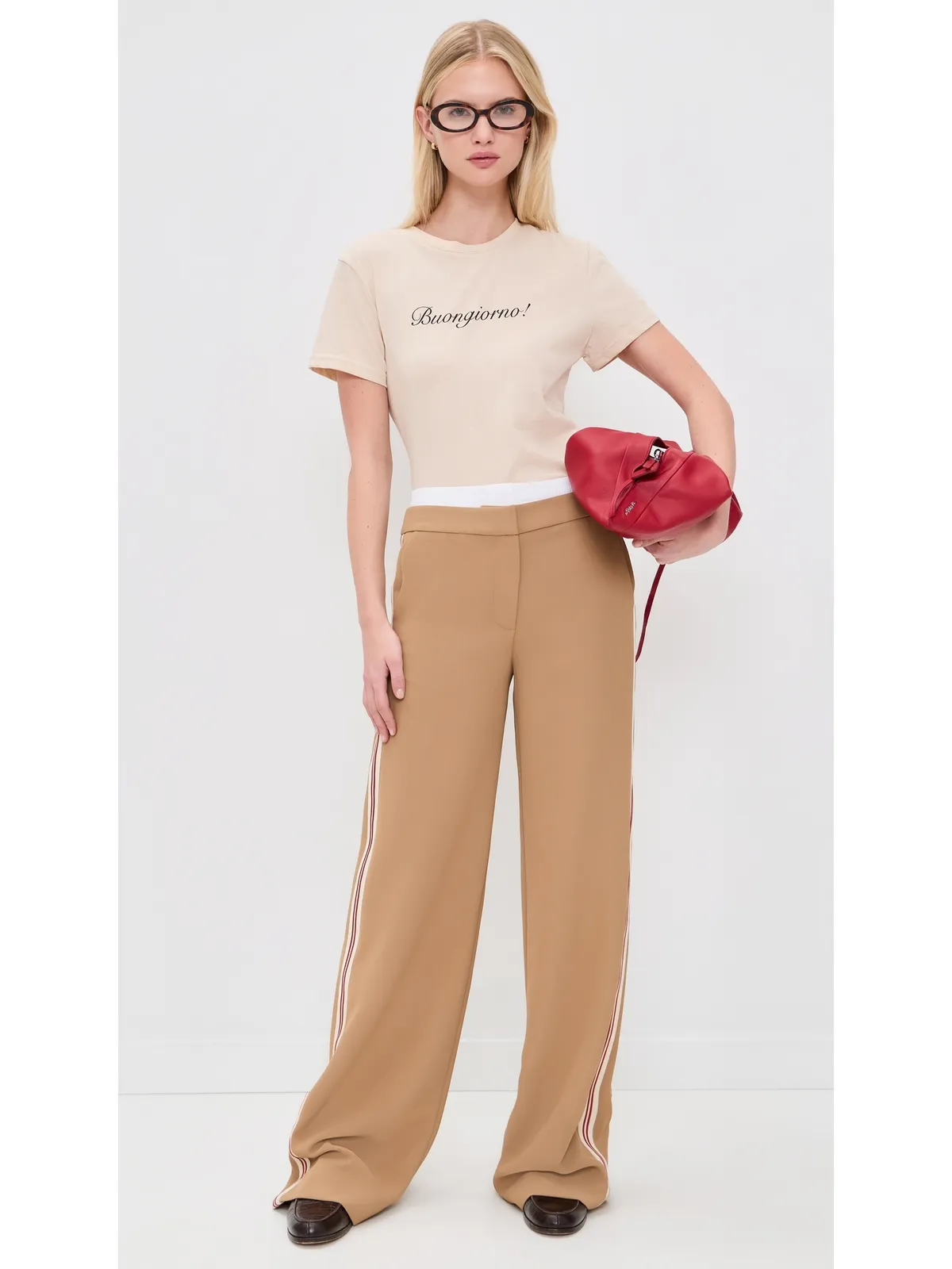 ビンテージ Lioness Buongiorno ベビーTシャツ オートミール - 画像5