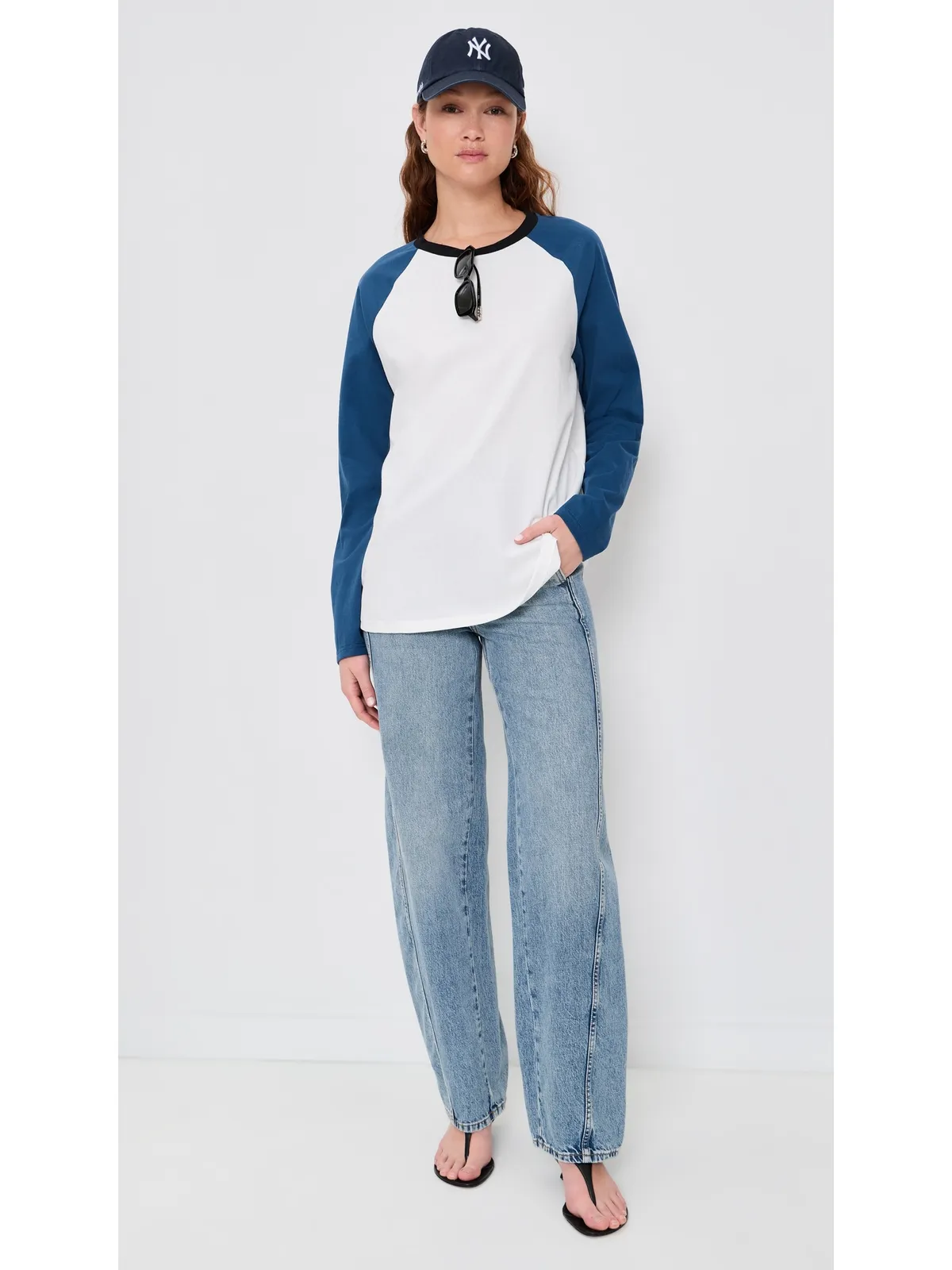 Lioness クラヴィッツ ベースボールTシャツ ブルー - 画像5