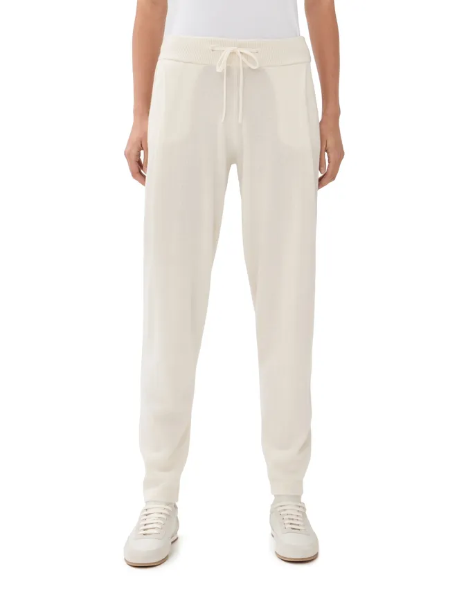Lisa Yang LISA YANG ジョ カシミヤ トラウザーズ クリームの商品画像