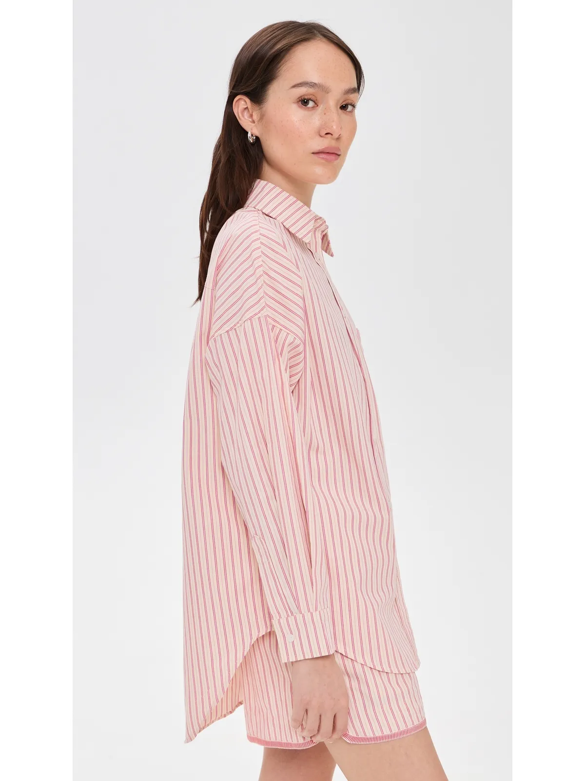 Little Lies Harbor Shirt ピンクストライプ - 画像4