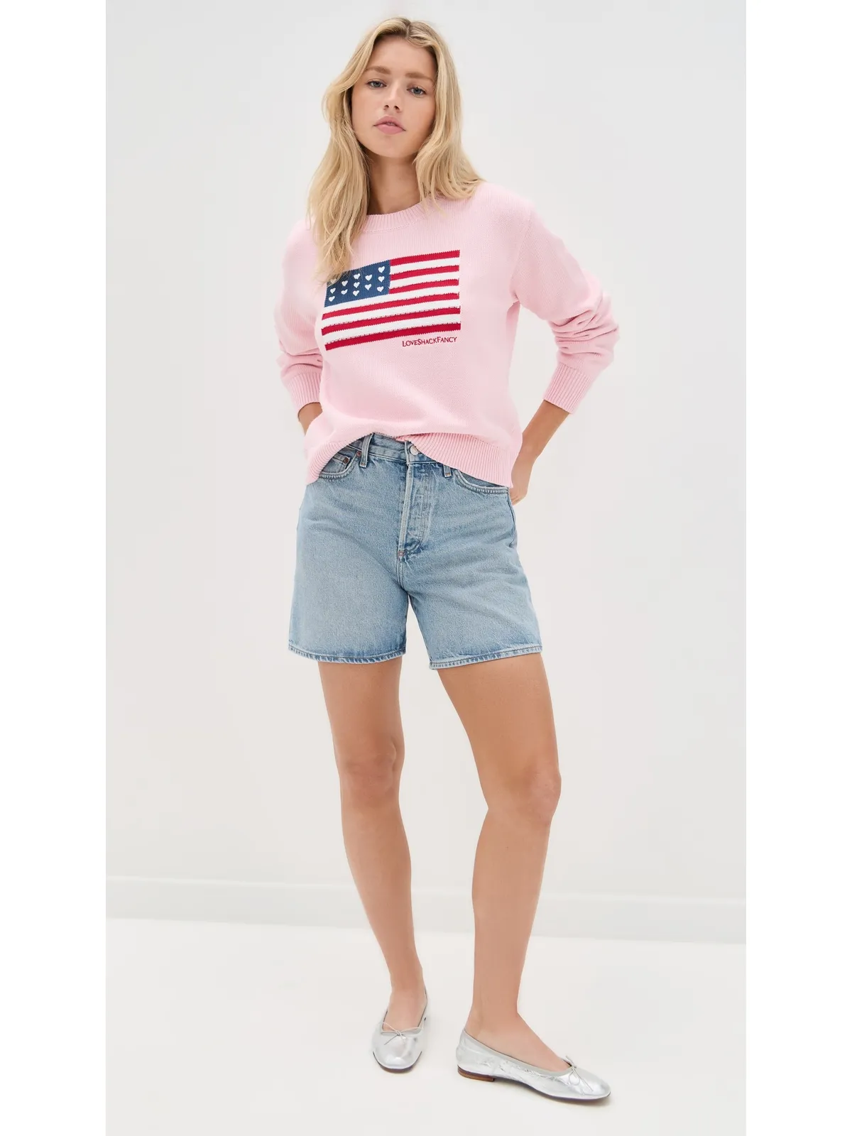 LoveShackFancy Tyプルオーバー ブラッシングリバティ - 画像5