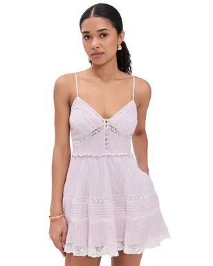 LoveShackFancy Krista Dress オーキッドアイス - サムネイル1