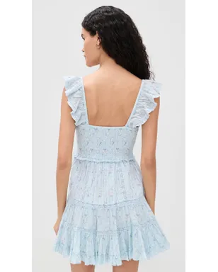 LoveShackFancy Presline Dress Snowdrop Blue - サムネイル3