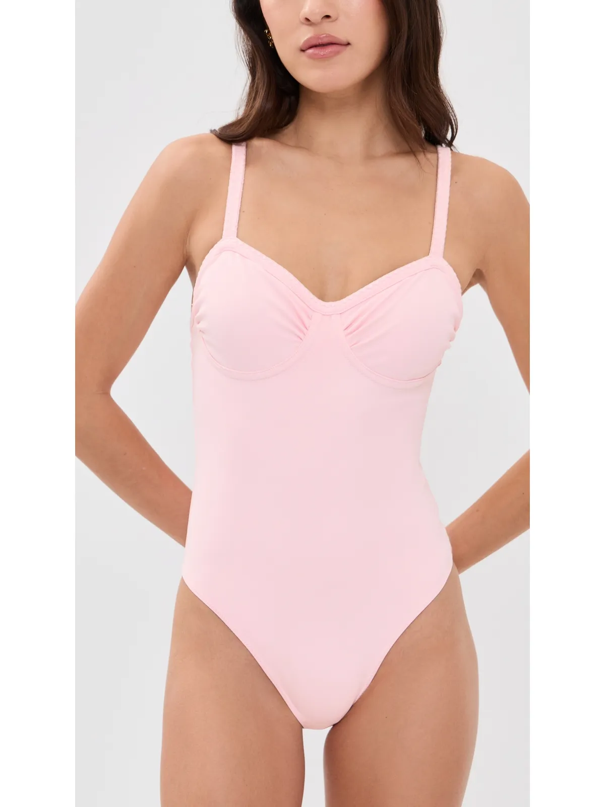 LoveShackFancy Brooksie 水着 Starlit Pink - 画像5