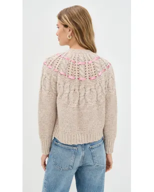 LoveShackFancy Clementian Cardigan - サムネイル3
