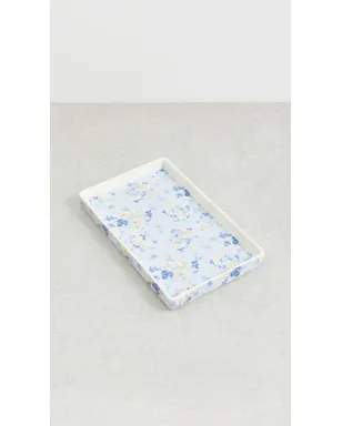 LoveShackFancy Evaline 陶器フレグランストレイ Whisper Blue - サムネイル2