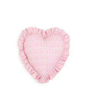 LoveShackFancy Forever In Love フリルハートピロー ストロベリーマカロン - サムネイル1
