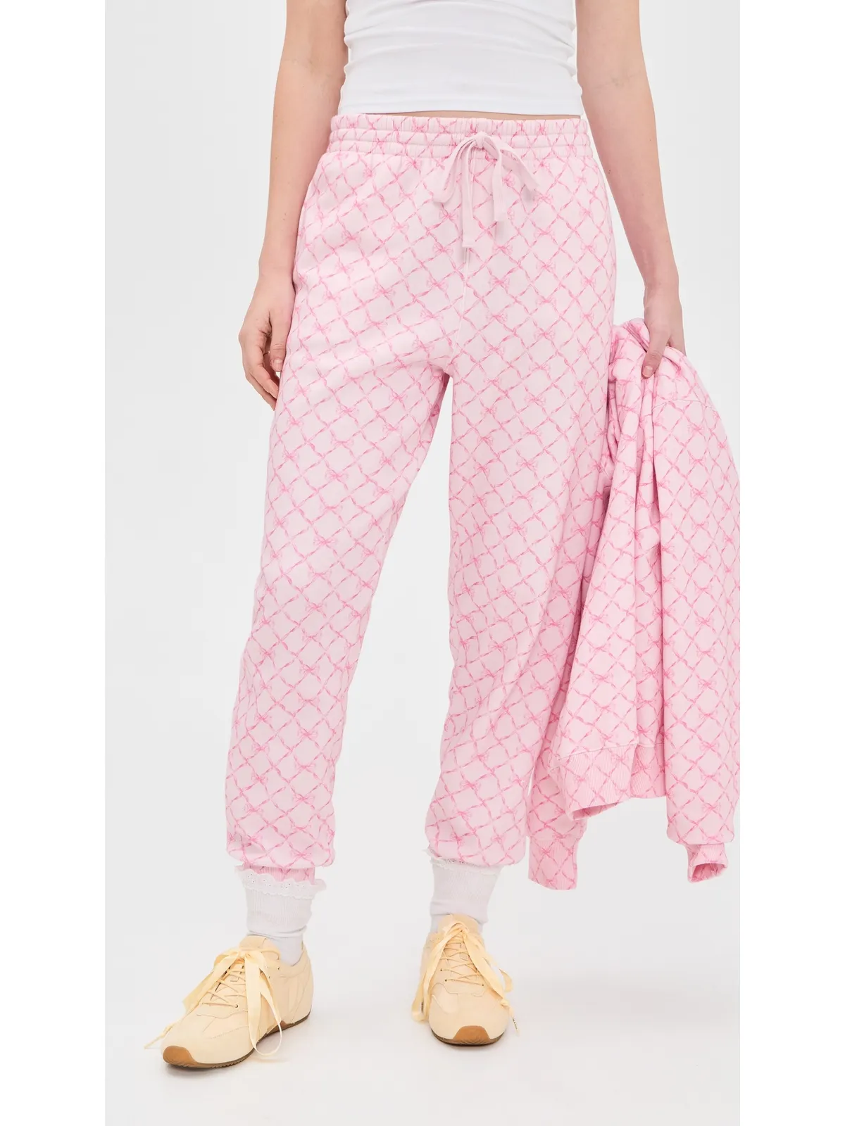 LoveShackFancy ロラナ スウェットパンツ - 画像2
