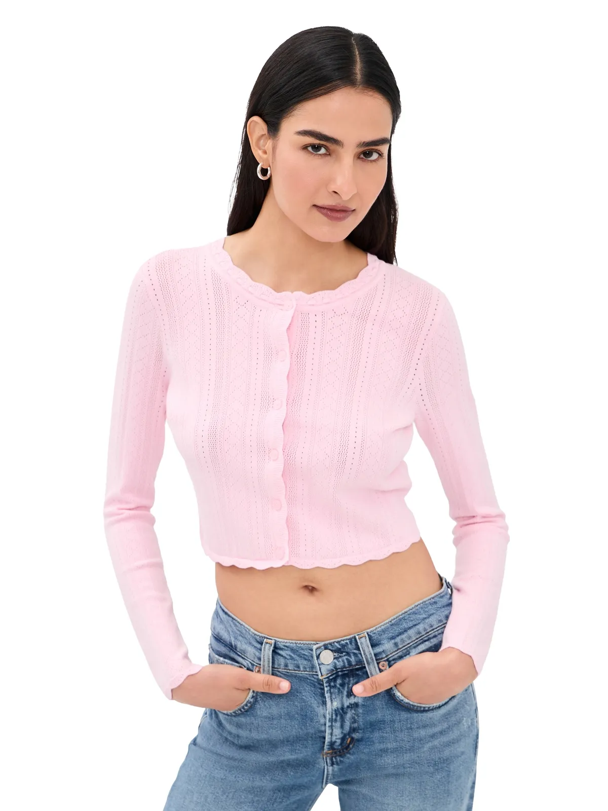 LoveShackFancy Nadiya カーディガン - 画像1