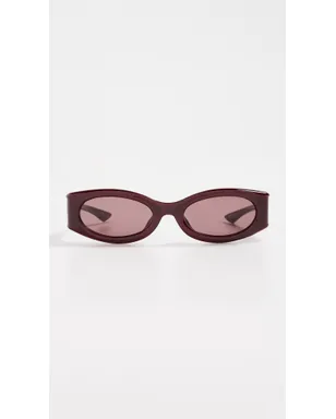 Le Specs Glaciem Sunglasses Burgundy - サムネイル2