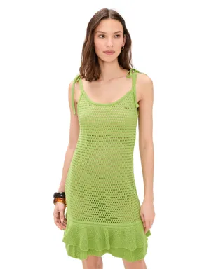 The Lulo Project Suntrace Dress Lime M - サムネイル1