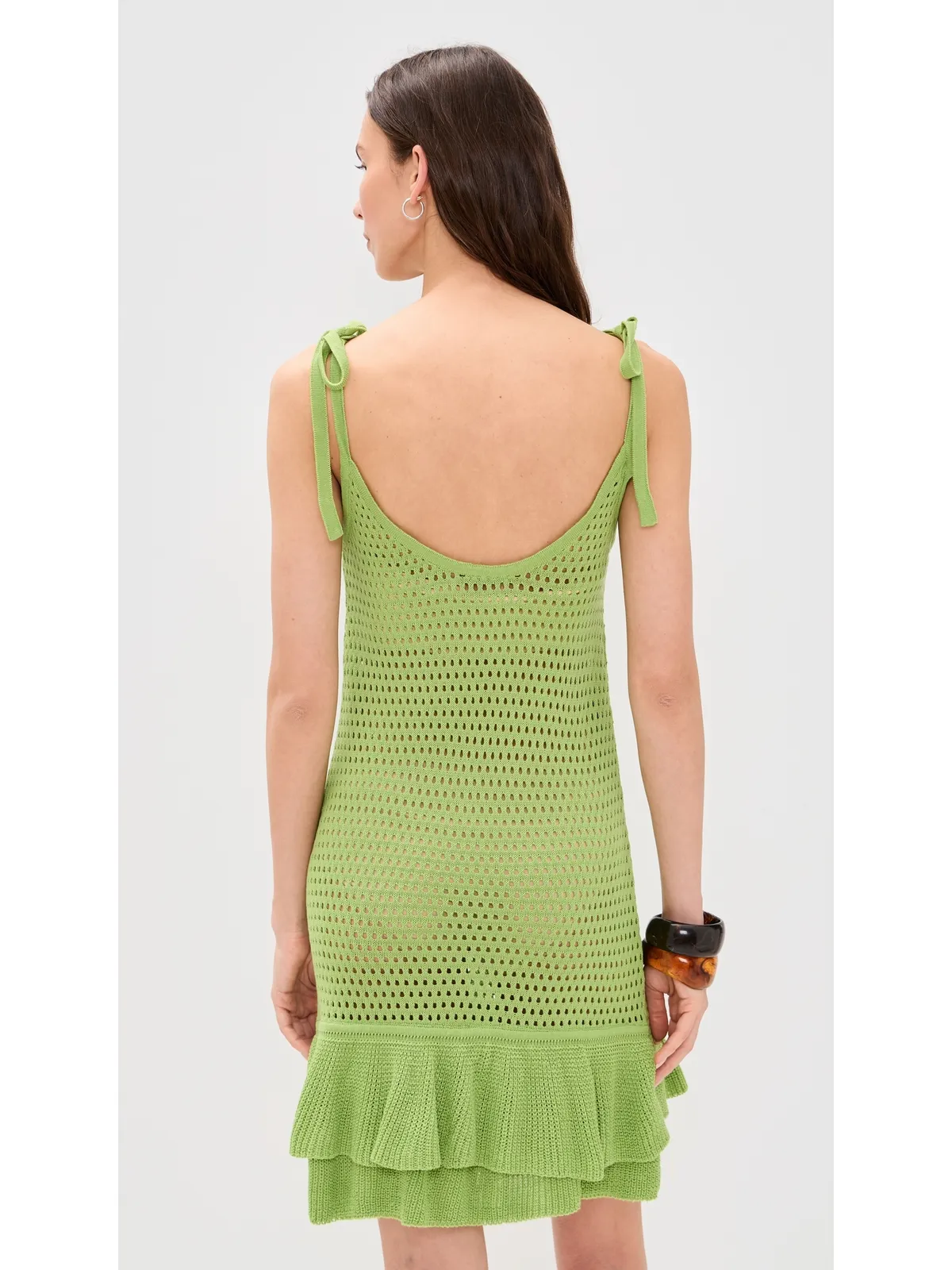 The Lulo Project Suntrace Dress Lime M - 画像3