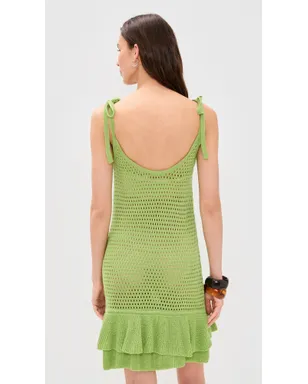The Lulo Project Suntrace Dress Lime M - サムネイル3