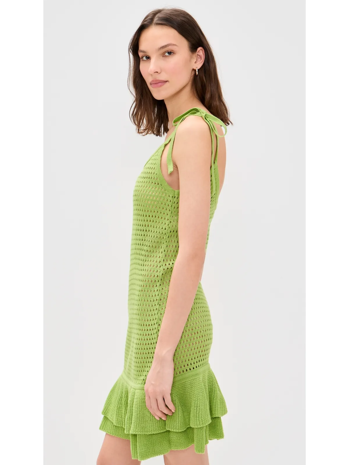 The Lulo Project Suntrace Dress Lime M - 画像4