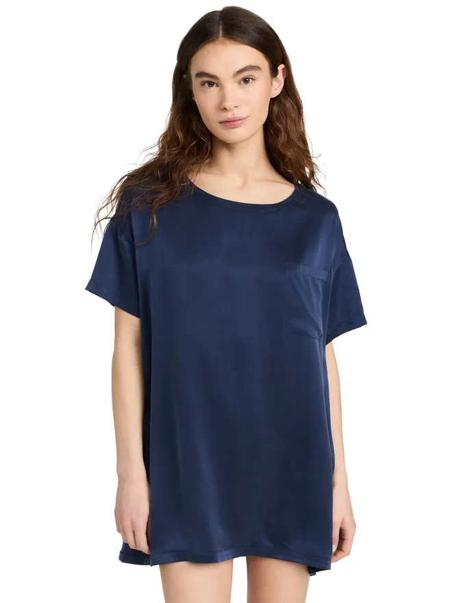 LUNYA Lunya 洗えるシルクのオーバーサイズ睡眠用Tシャツの商品画像
