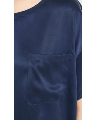 Lunya 洗えるシルクのオーバーサイズ睡眠用Tシャツ - サムネイル6