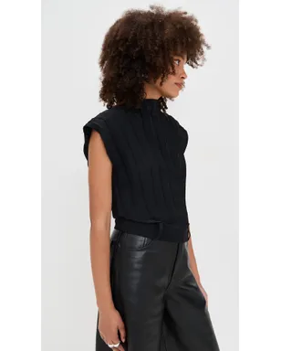 MM6 Maison Margiela トップス ブラック - サムネイル4