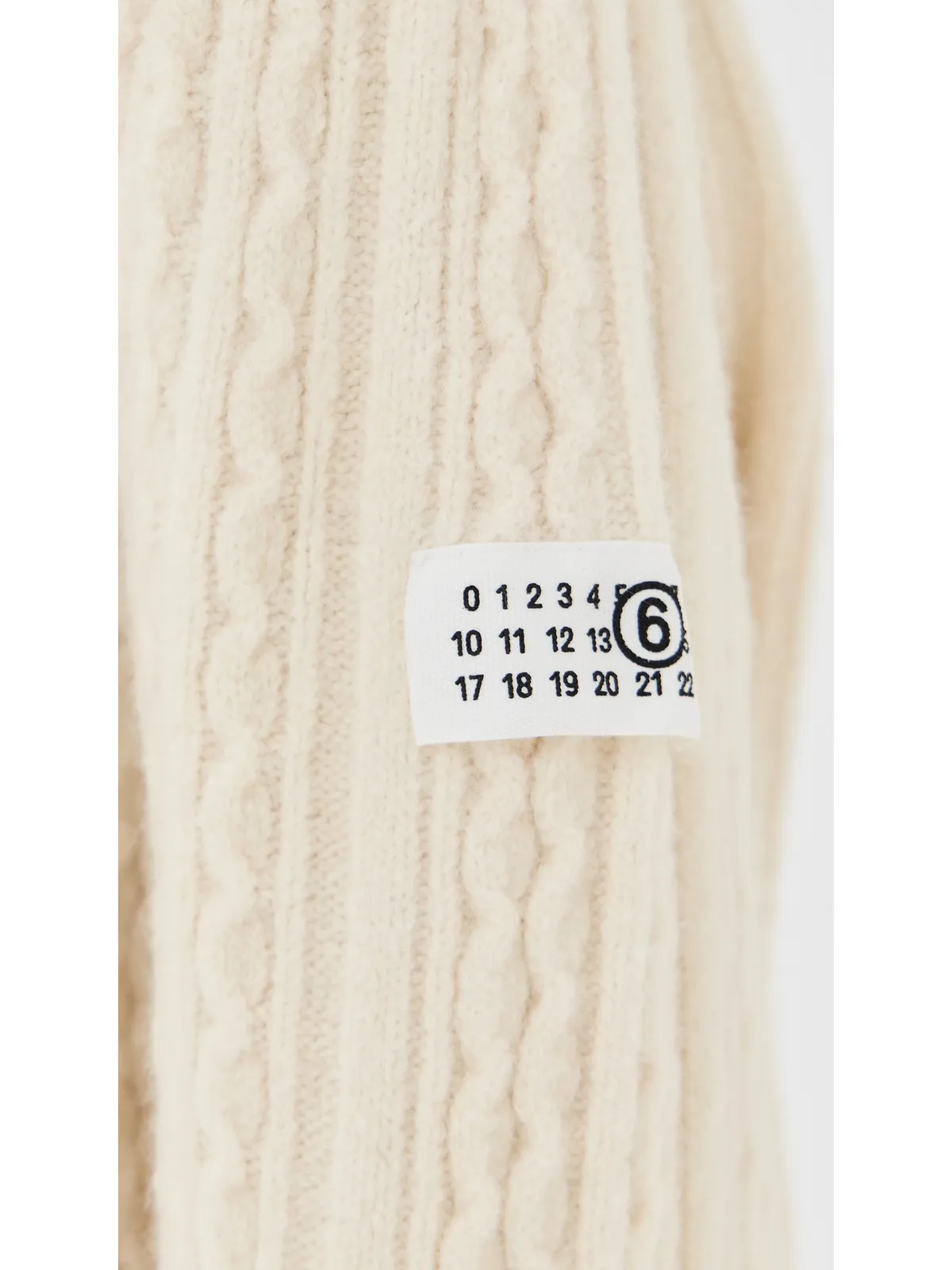 MM6 Maison Margiela カーディガン オフホワイト - 画像6