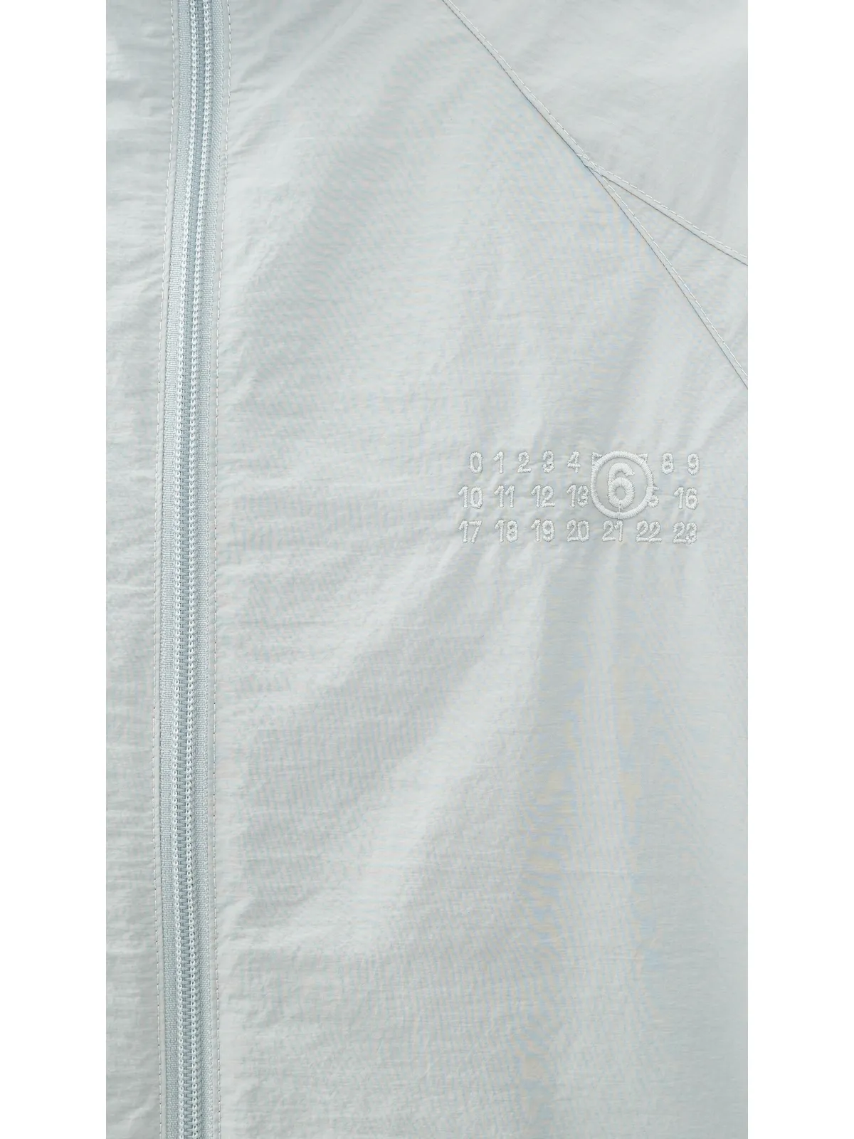 MM6 Maison Margiela ウィンドブレーカー ジャケット セージグレー - 画像6