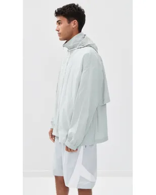 MM6 Maison Margiela ウィンドブレーカー ジャケット セージグレー - サムネイル4