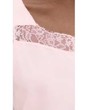MM6 Maison Margiela レーストップス ピンク - サムネイル6