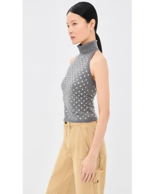 Monse スタッズ付きホルターネックトップス（スカーフ付き） - サムネイル4