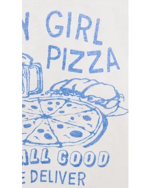 MOTHER プチ ザ・リル・グディー リンガーTシャツ シティガール ピザ - サムネイル6