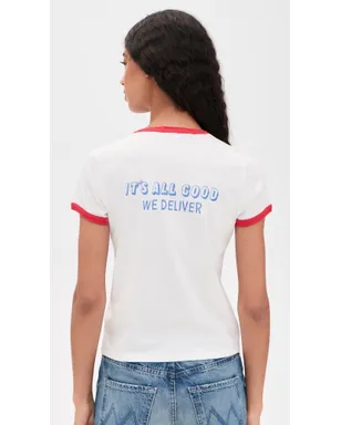 MOTHER プチ ザ・リル・グディー リンガーTシャツ シティガール ピザ - サムネイル3