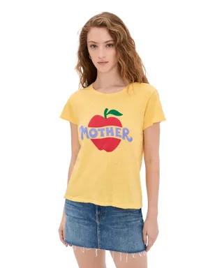 MOTHER ペティット リル・シンフルTシャツ アップル柄 - サムネイル1
