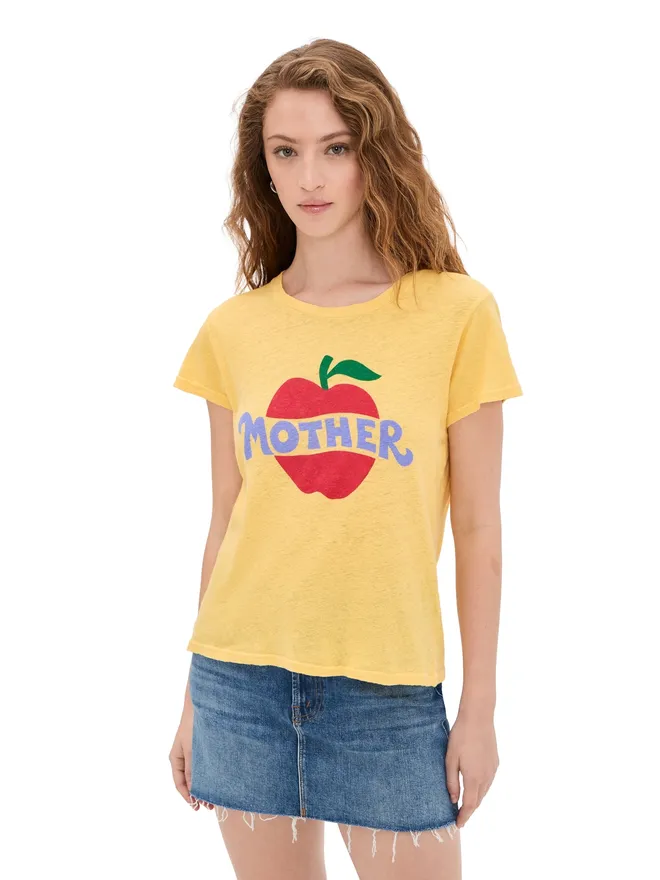 MOTHER MOTHER ペティット リル・シンフルTシャツ アップル柄の商品画像