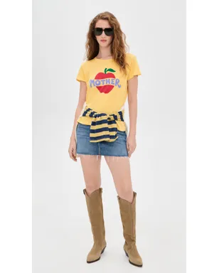 MOTHER ペティット リル・シンフルTシャツ アップル柄 - サムネイル5