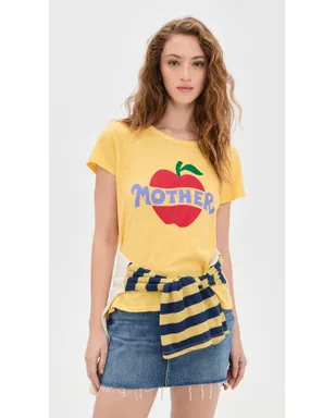 MOTHER ペティット リル・シンフルTシャツ アップル柄 - サムネイル2