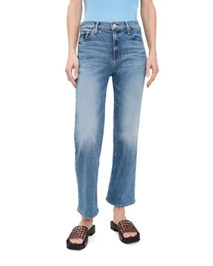 MOTHER Petite Lil Kick It Ankle Jeans Birds Gone Wild - サムネイル1