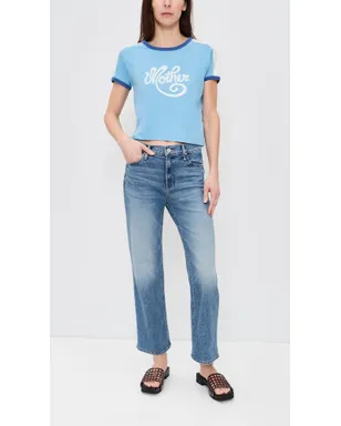 MOTHER Petite Lil Kick It Ankle Jeans Birds Gone Wild - サムネイル5