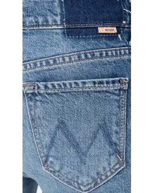 MOTHER Petite Lil Kick It Ankle Jeans Birds Gone Wild - サムネイル6