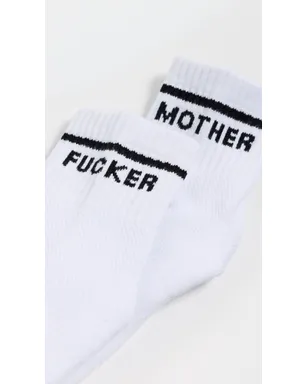 MOTHER ベビー・ステップス アンクルソックス ホワイト/ブラック ワンサイズ - サムネイル3