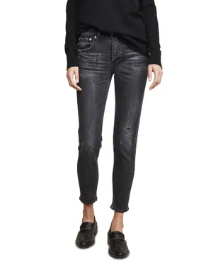 MOUSSY VINTAGE Velmaスキニージーンズ ブラック - サムネイル1