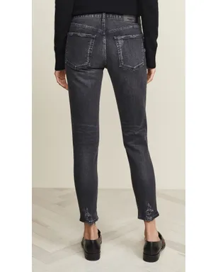 MOUSSY VINTAGE Velmaスキニージーンズ ブラック - サムネイル3