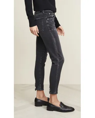 MOUSSY VINTAGE Velmaスキニージーンズ ブラック - サムネイル4