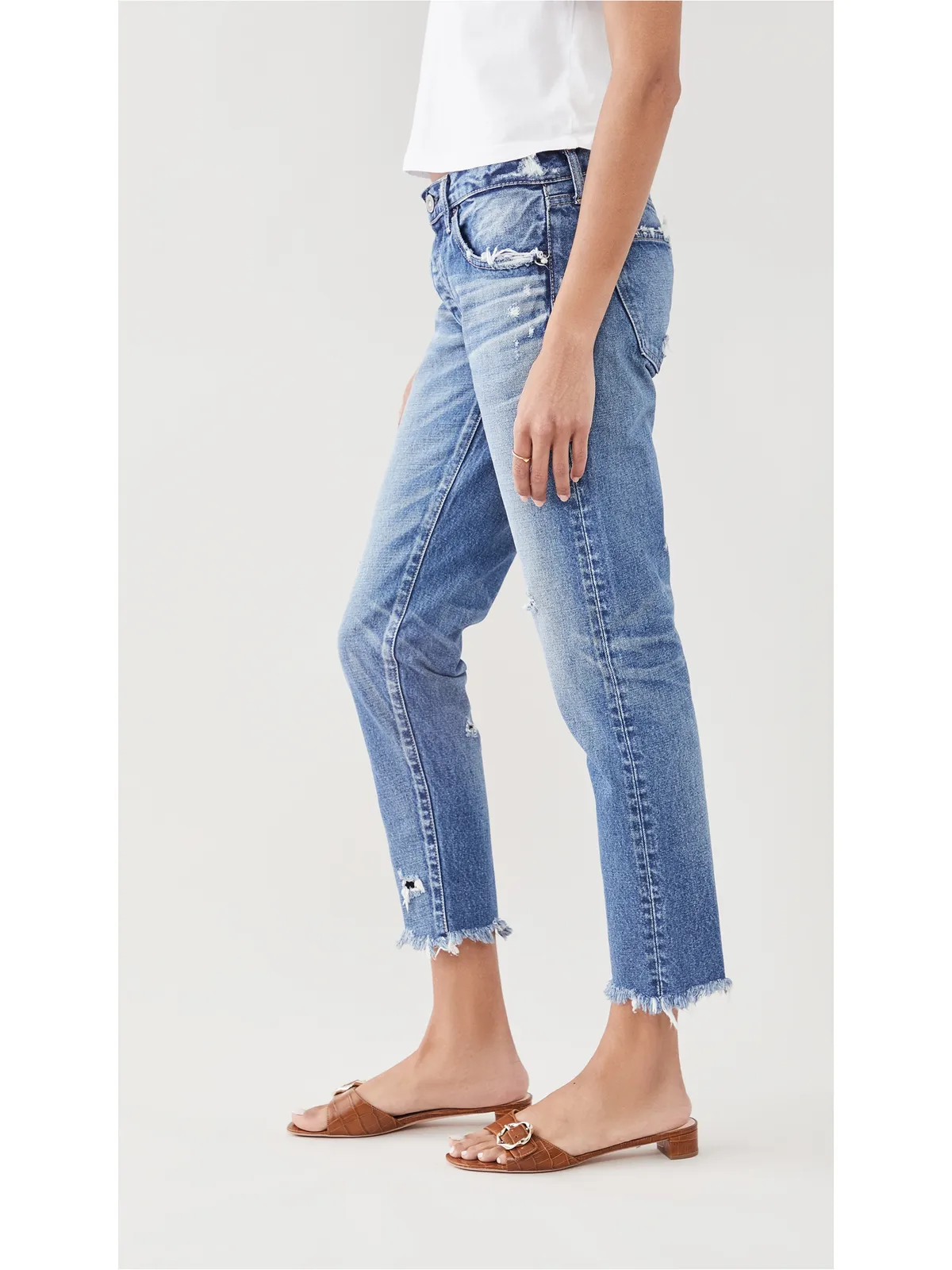 MOUSSY VINTAGE Keller テーパードデニムジーンズ - 画像4