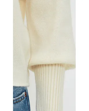 MOUSSY VINTAGE 2Faceドルマンニットトップ - サムネイル6
