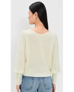 MOUSSY VINTAGE 2Faceドルマンニットトップ - サムネイル3