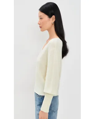 MOUSSY VINTAGE 2Faceドルマンニットトップ - サムネイル4