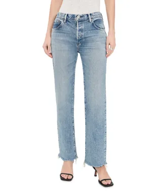 MOUSSY VINTAGE Sebringストレートジーンズ ライトブルー - サムネイル1